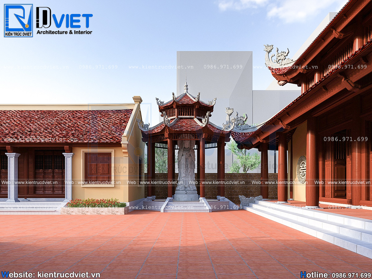 thiết kế cải tạo chùa tại Phúc Thọ - Hà Nội (5)