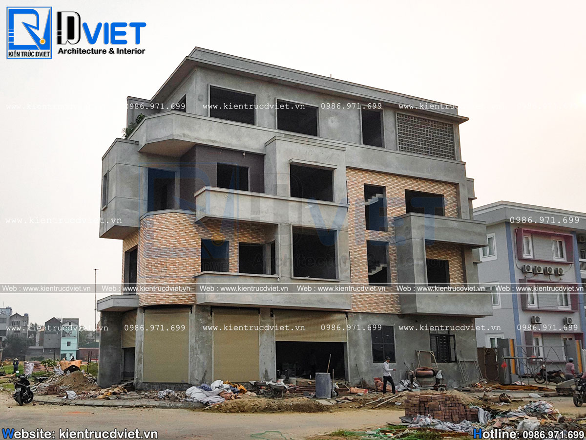 ảnh thực tế mẫu thiết kế nhà ống 4 tầng 2 mặt tiền hiện đại 5x18m tại Bắc Ninh (2)