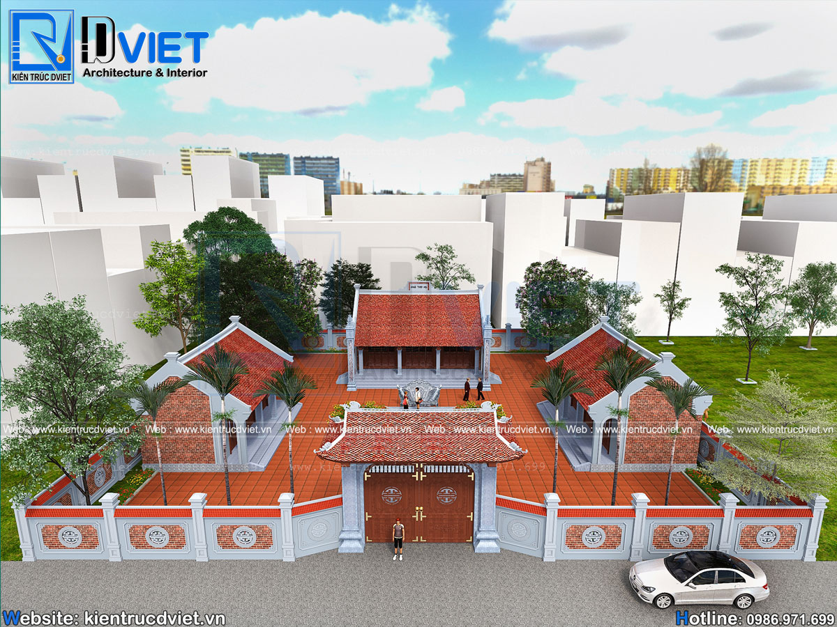 mẫu thiết nhà thờ họ 3 gian 2 mái đẹp nhất Hải Dương (3)