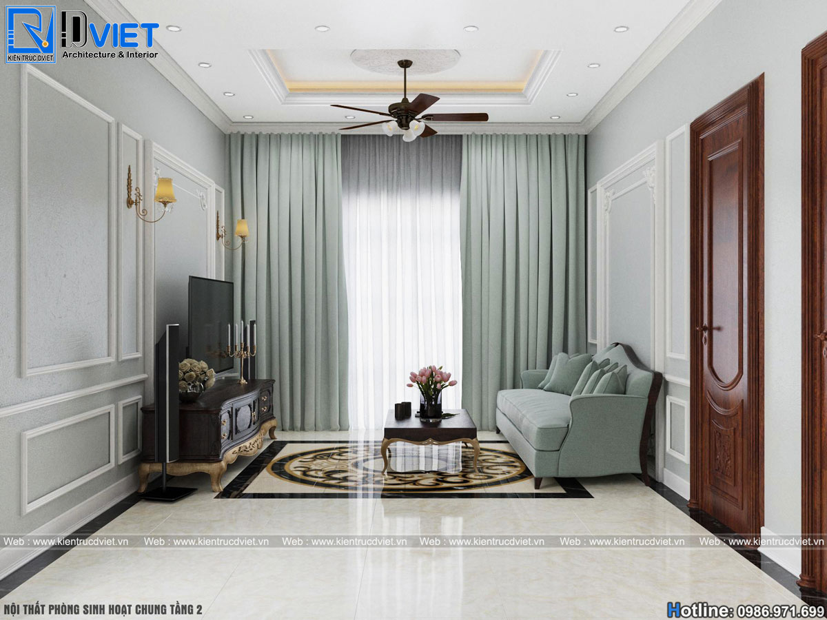 thiết kế nội thất biệt thự tân cổ điển đẹp đẳng cấp (13)