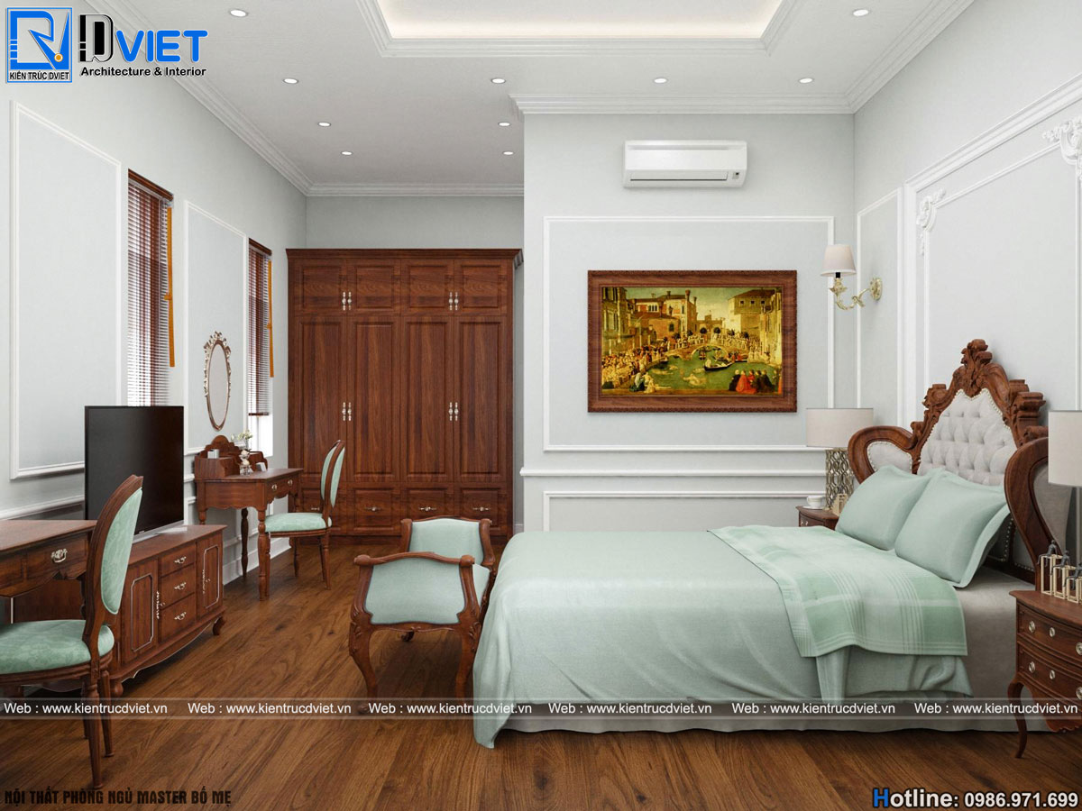 thiết kế nội thất biệt thự tân cổ điển đẹp đẳng cấp (7)