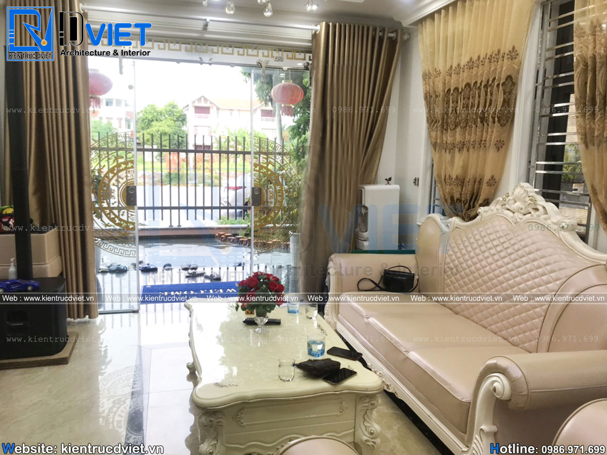 thiết kế cải tạo nội thất biệt thự phong cách tân cổ điển đẳng cấp tại Hải Phòng(4)