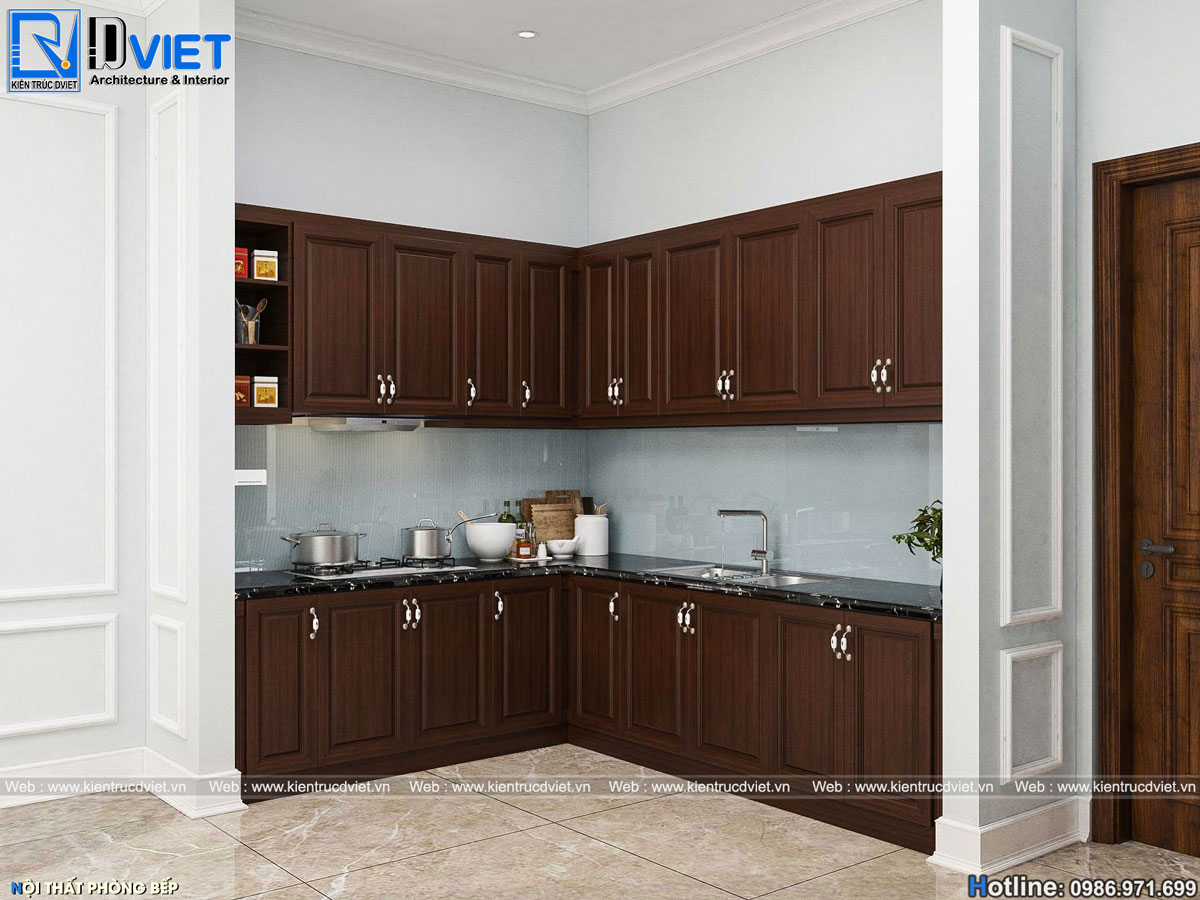 thiết kế và thi công nội thất biệt thự tân cổ điển tại Vĩnh Phúc (6)