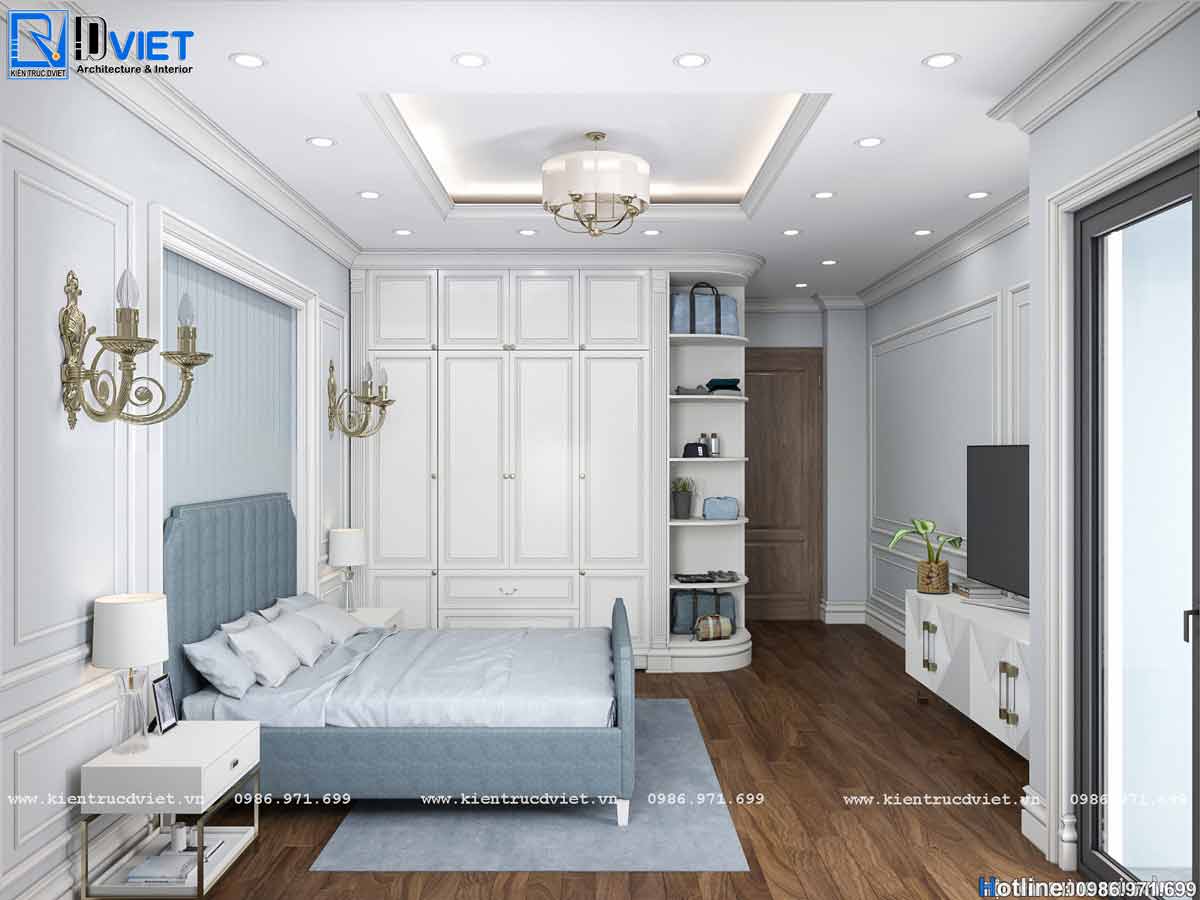 thiết kế nội thất biệt thự tân cổ điển 4 tầng tại Hà Nội (16)