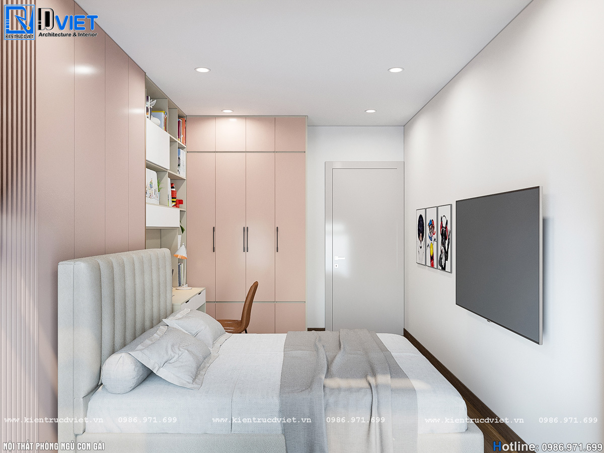 thiết kế thi công nội thất chung cư Anland Lakeview Hà Đông (10)