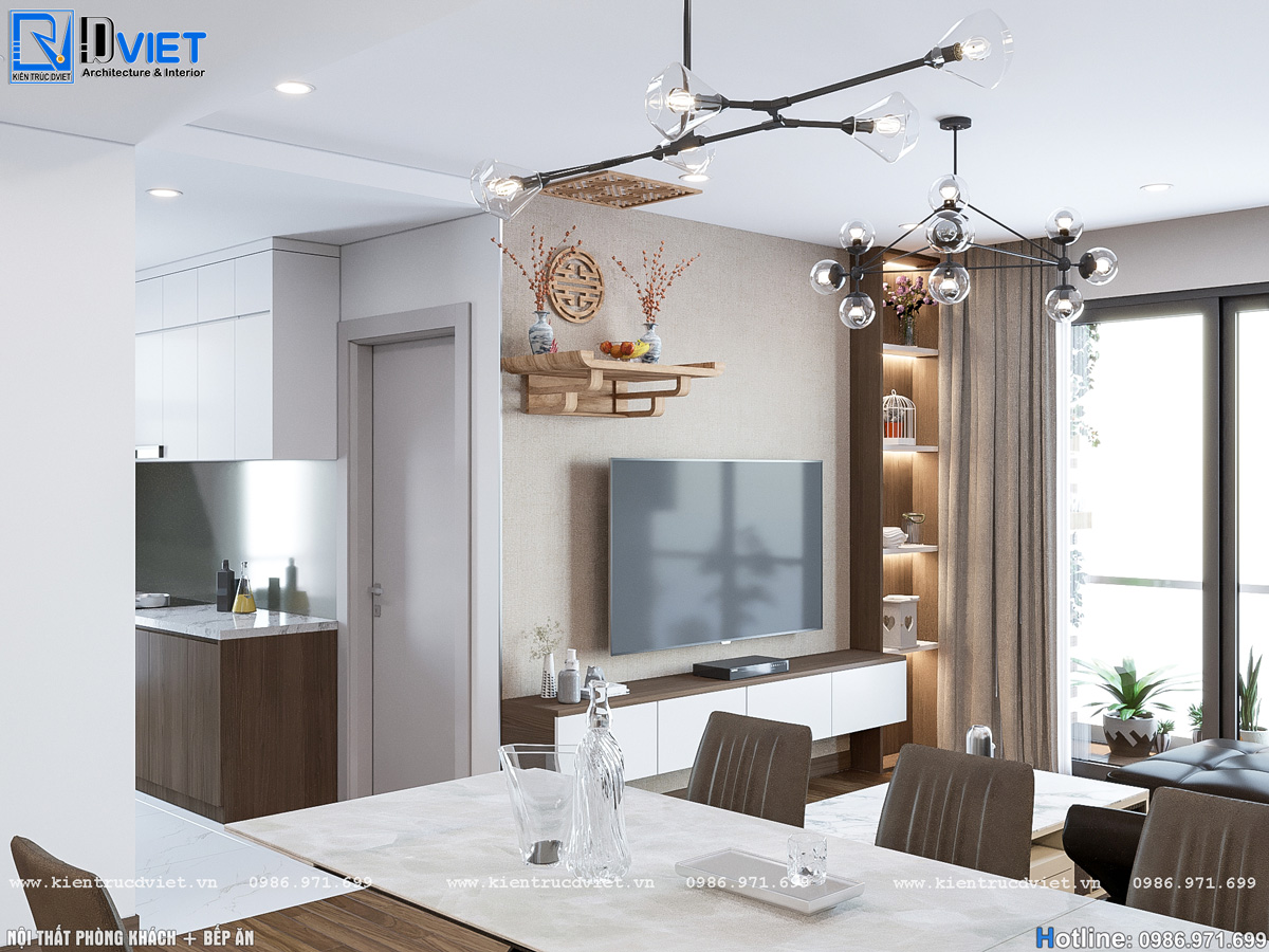 thiết kế thi công nội thất chung cư Anland Lakeview Hà Đông (3)