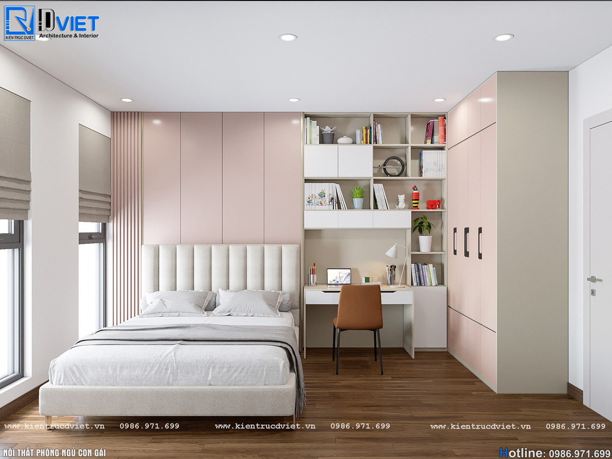 thiết kế thi công nội thất chung cư Anland Lakeview Hà Đông (9)