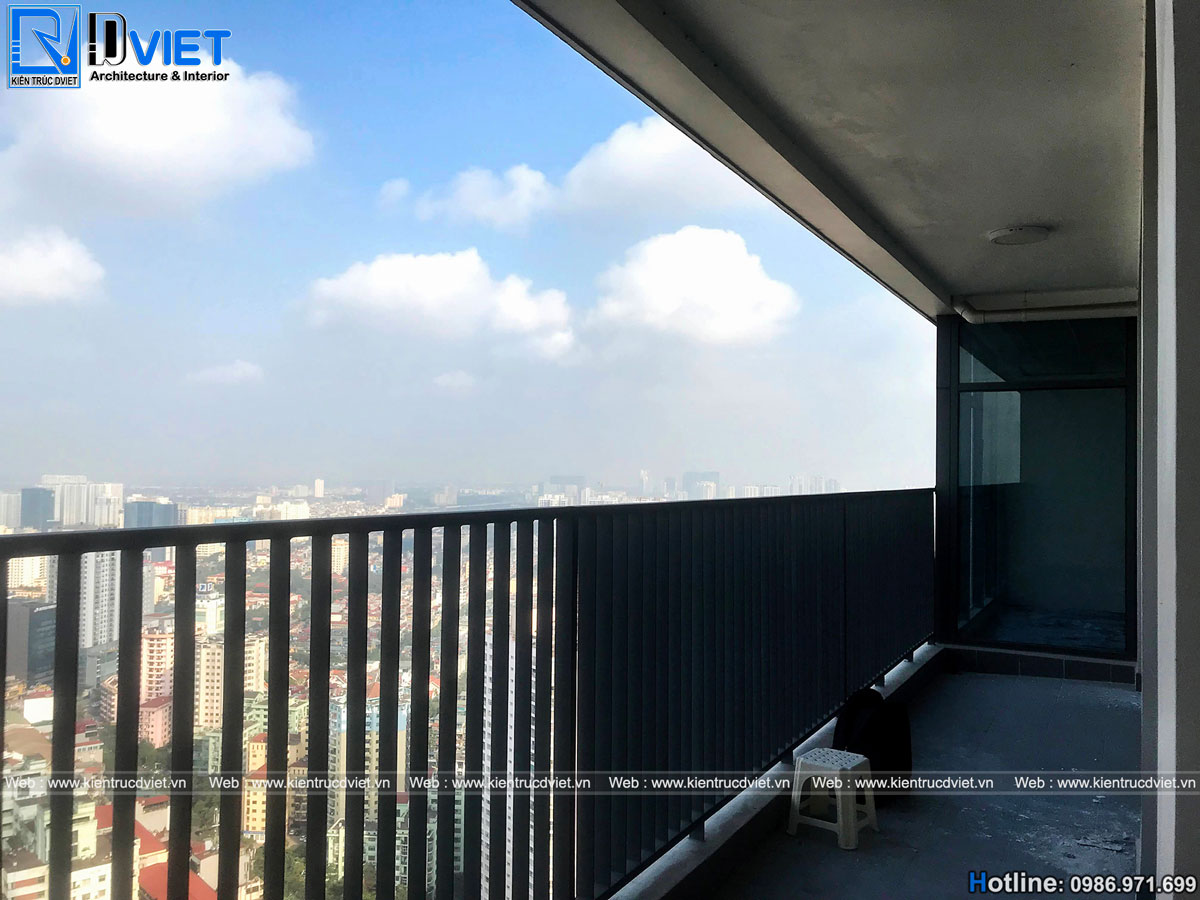 thiết kế thi công nội thất tân cổ điển chung cư 3 phòng ngủ Discovery Cầu Giấy (17)