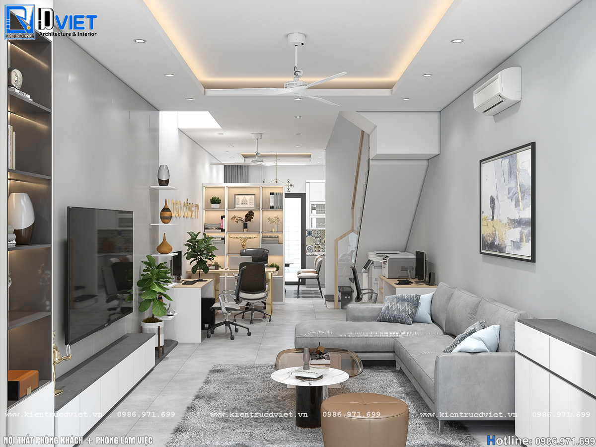 thiết kế nội thất nhà ống hiện đại 3 tầng 1 tum tại TP. Hồ Chí Minh (5)