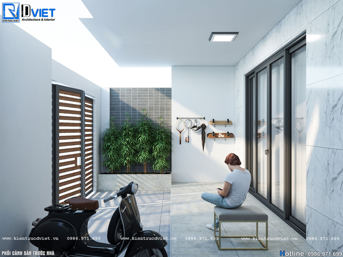 thiết kế thi công nội thất nhà ống hiện đại 3 tầng 6x14m tại Hà Giang (22)