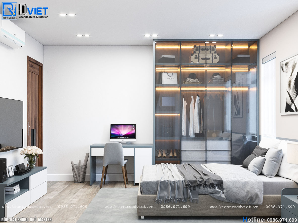 thiết kế nội thất nhà ống hiện đại 2 tầng 6x21m tại Thanh Trì - Hà Nội (4)