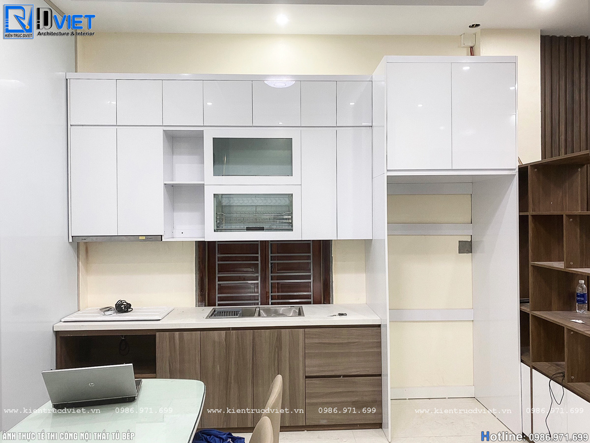 thiết kế thi công nội thất nhà ống hiện đại 5x16m tại Hà Giang (14)