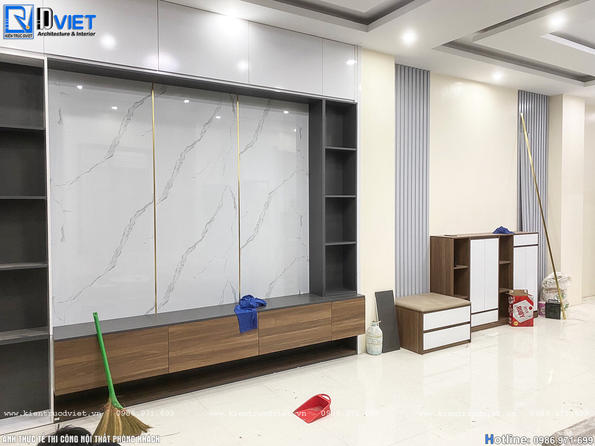 thiết kế thi công nội thất nhà ống hiện đại 5x16m tại Hà Giang (11)