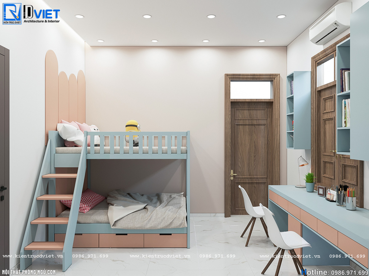 thiết kế thi công nội thất nhà ống hiện đại 5x16m tại Hà Giang (7)