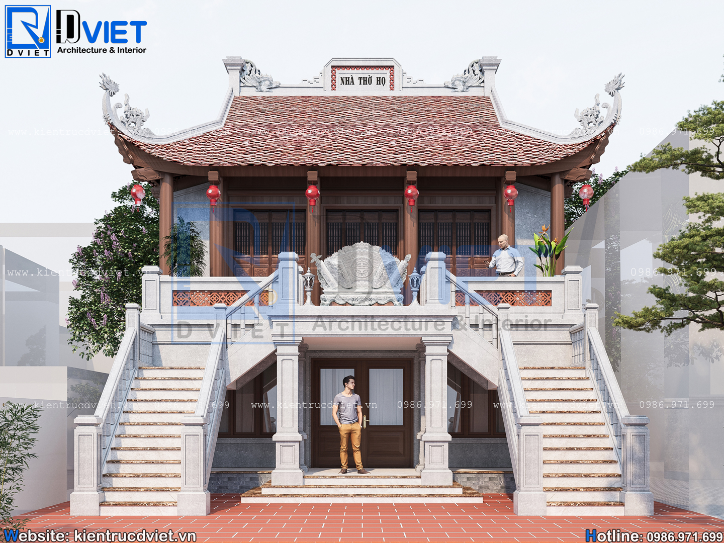 thiet-ke-thi-cong-nha-tho-ho-(tu-duong)-2-tang-3-gian-4-mai-go-Lim-Nam-Phi-8x9m-tai-Ha-Noi-(19)