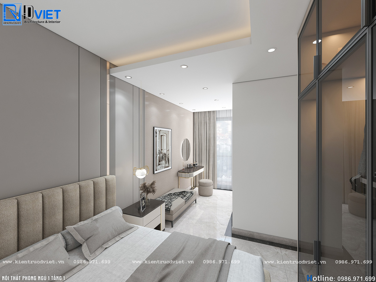 thiết kế nội thất căn hộ Duplex chung cư Swanlake Residences Ecopark (10)