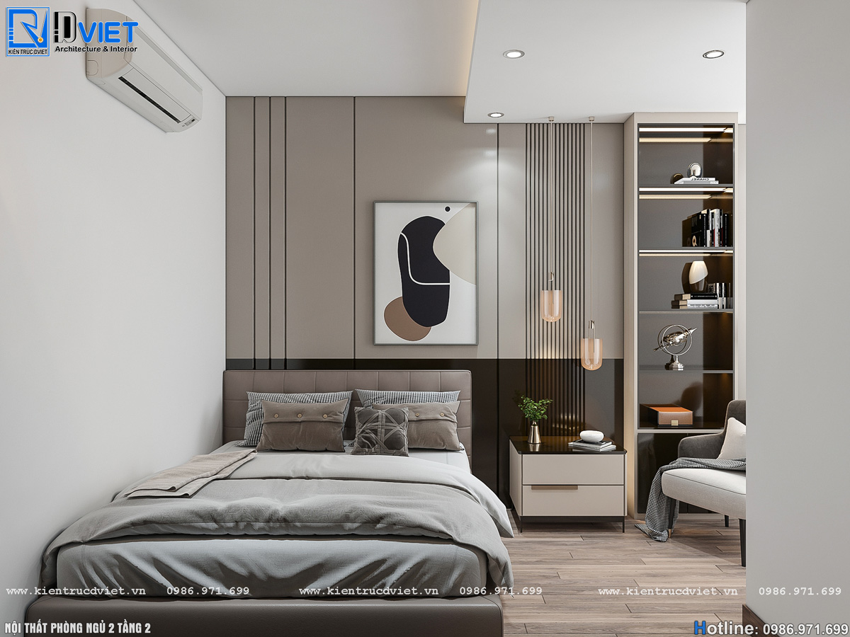 thiết kế nội thất căn hộ Duplex chung cư Swanlake Residences Ecopark (12)