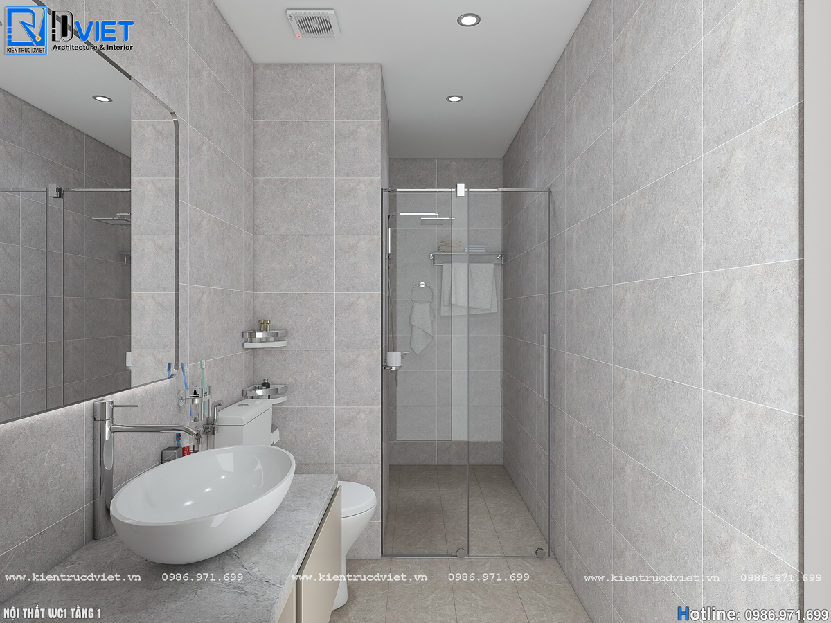 thiết kế nội thất căn hộ Duplex chung cư Swanlake Residences Ecopark (18)