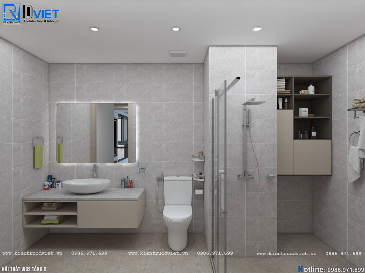 thiết kế nội thất căn hộ Duplex chung cư Swanlake Residences Ecopark (20)