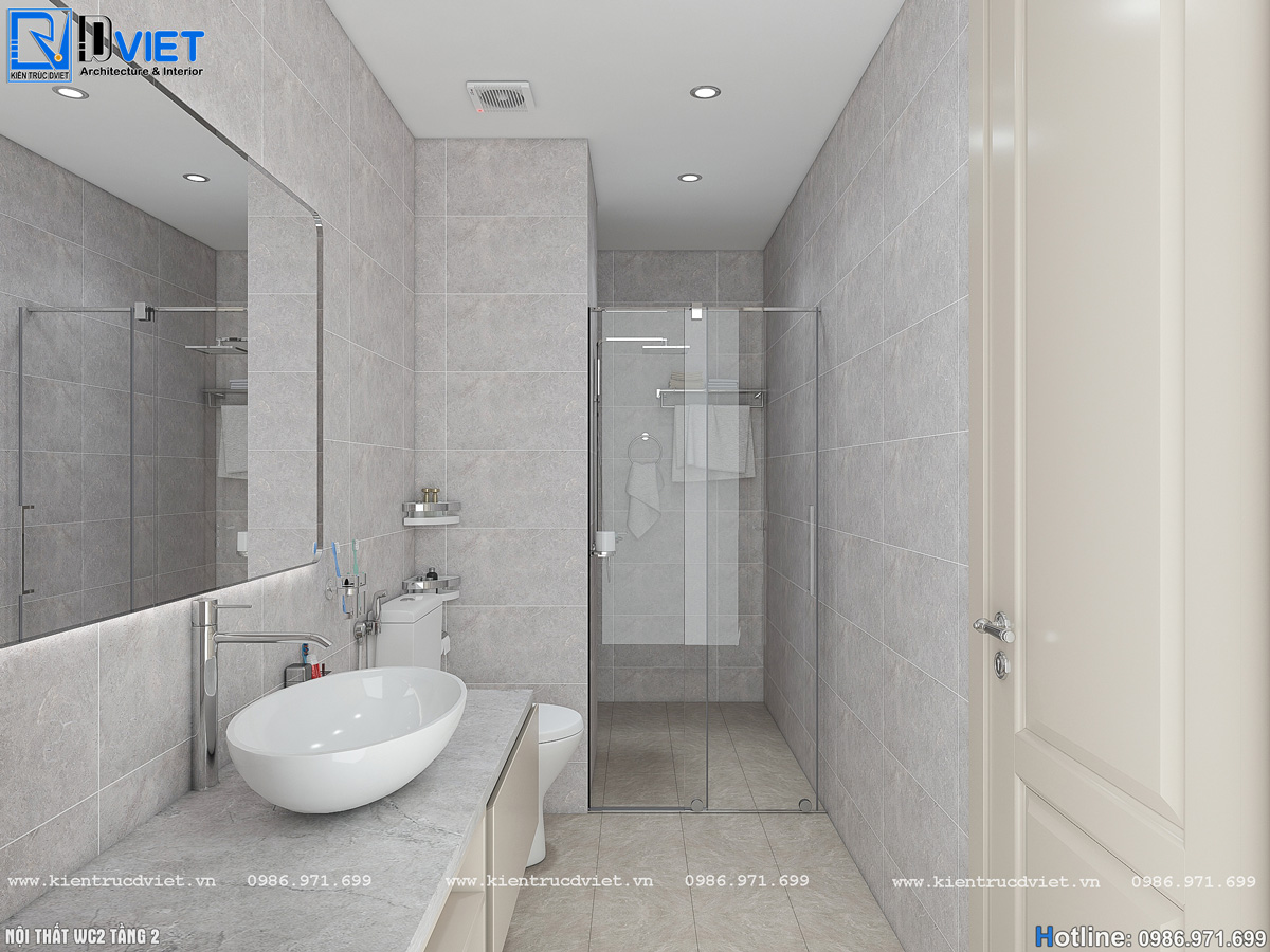 thiết kế nội thất căn hộ Duplex chung cư Swanlake Residences Ecopark (21)