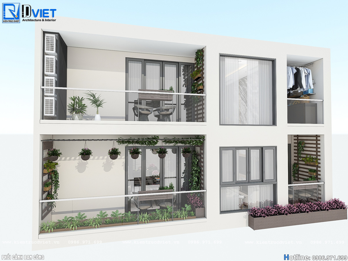 thiết kế nội thất căn hộ Duplex chung cư Swanlake Residences Ecopark (8)