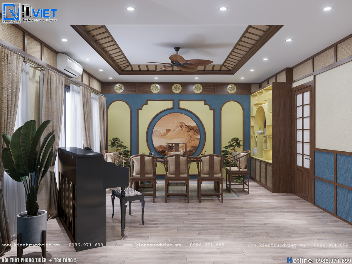 thiết kế nội thất trà đạo kết hợp thiền phong cách Zen Nhật Bản tại Hà Nội (18)