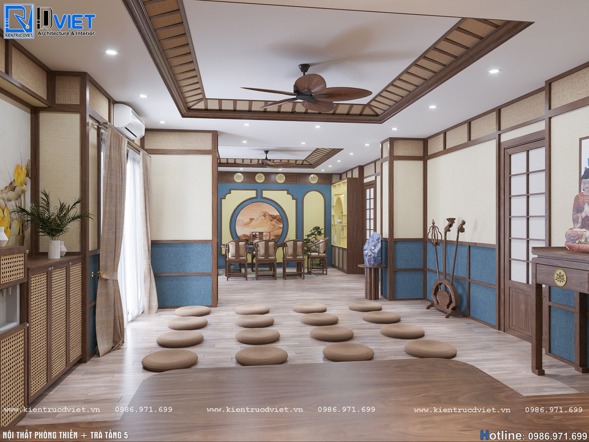 thiết kế nội thất trà đạo kết hợp thiền phong cách Zen Nhật Bản tại Hà Nội (20)