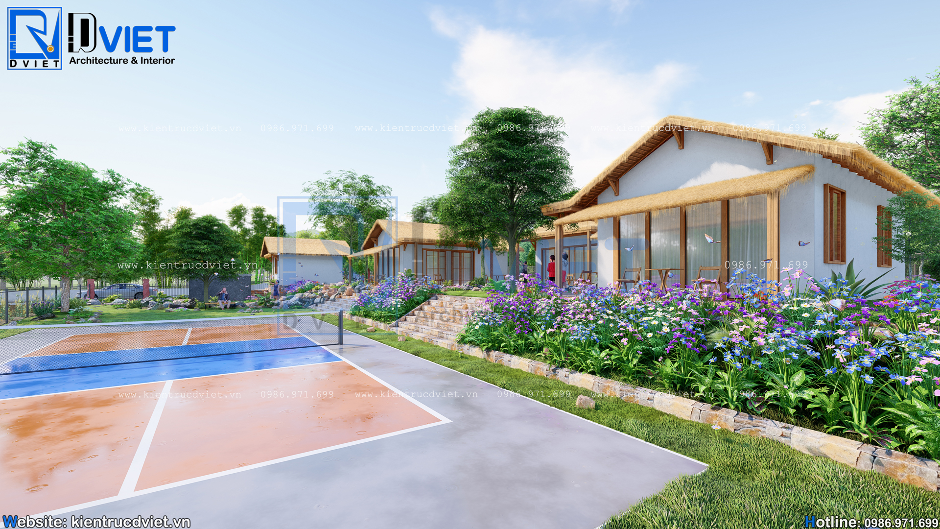 thiết kế khu resort nghỉ dưỡng kiểu Nhật tại Yên Xuân - Hà Nội (4)