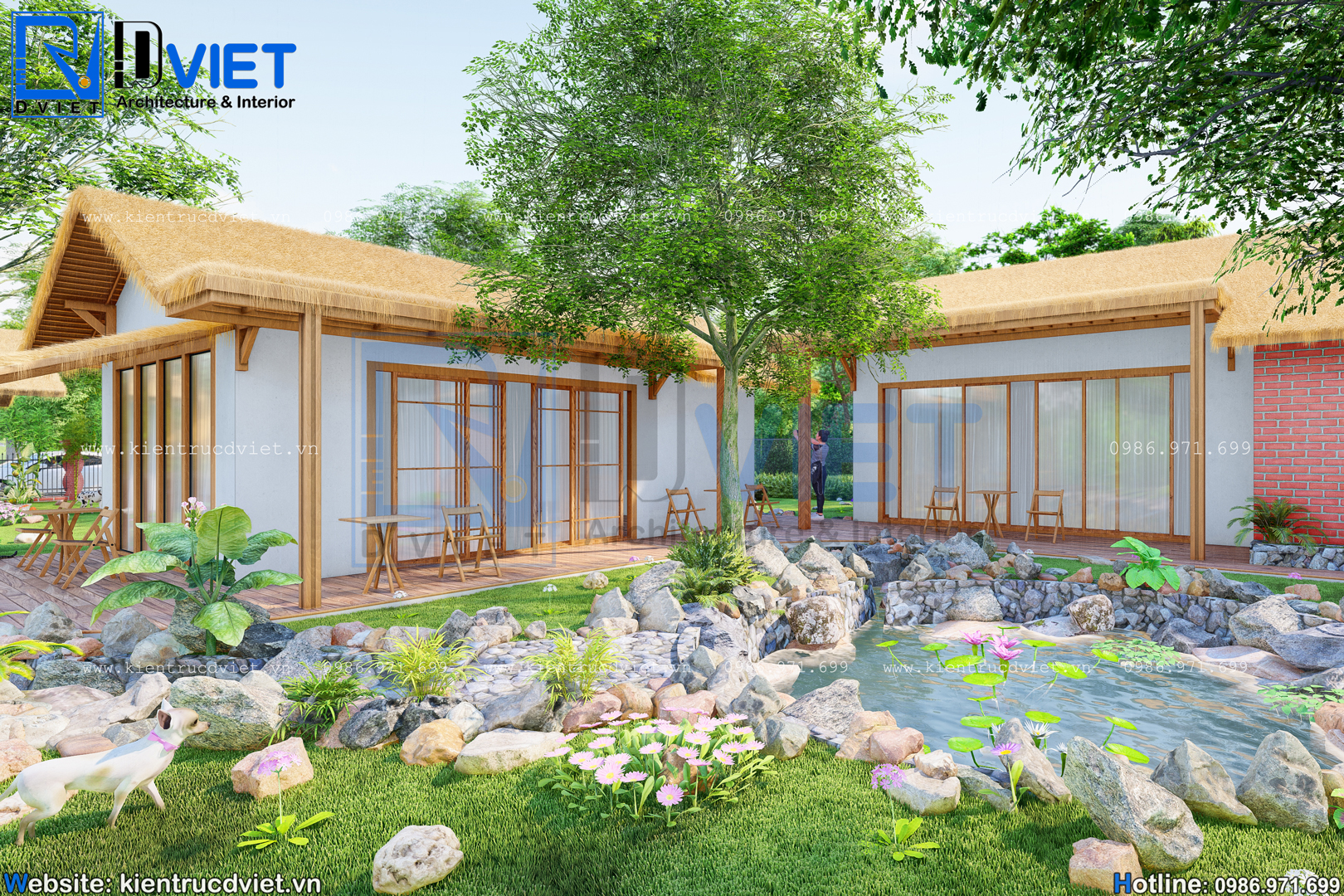 thiết kế khu resort nghỉ dưỡng kiểu Nhật tại Yên Xuân - Hà Nội (7)