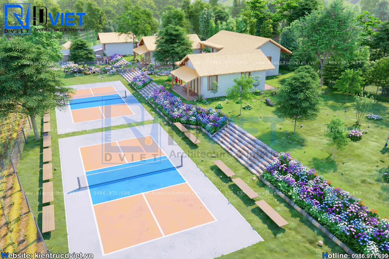 thiết kế khu resort nghỉ dưỡng kiểu Nhật tại Yên Xuân - Hà Nội (5)