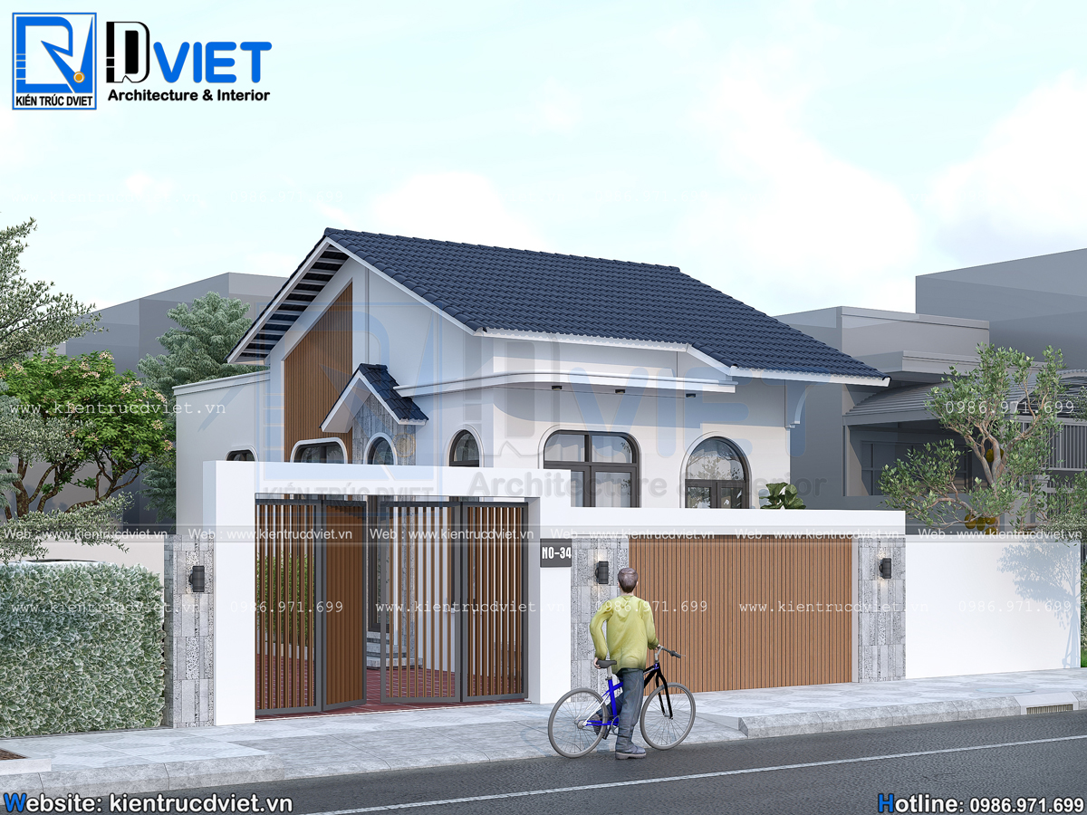 thiết kế nhà cấp 4 mái Thái 1 tầng 5x10m tại huyện Nam Sách - Hải Dương (3)